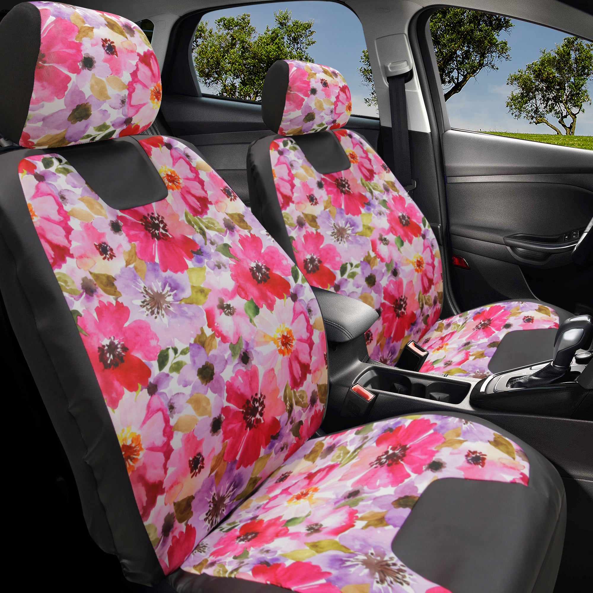 Floral Luxury Series Seat Cover – Front Seat Kit (2 Pack) – Alpena