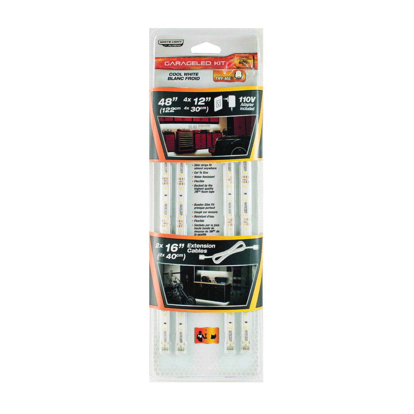 Garage LED Strip Kit - White