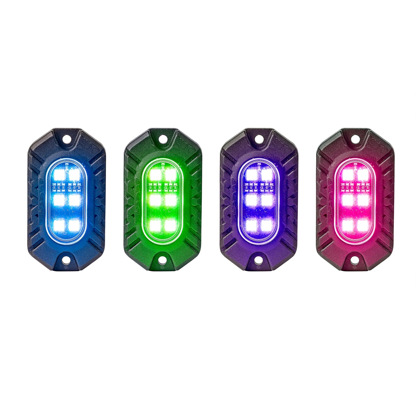 LED ToughPods Multi-Color Waterproof LED Pods