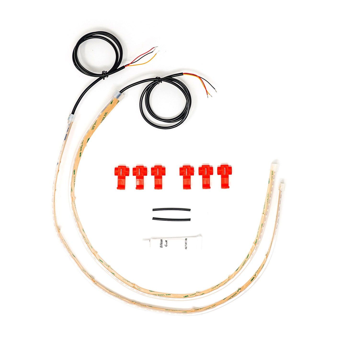 Alpena Headlight LED Strip Kit – Amber/White, Dual Color LED Strip Lights for Cars, Waterproof, Turn Signal Flowing Lights