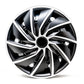 Turbo Wheel Cover Kit - Silver & Black (4 Pack)