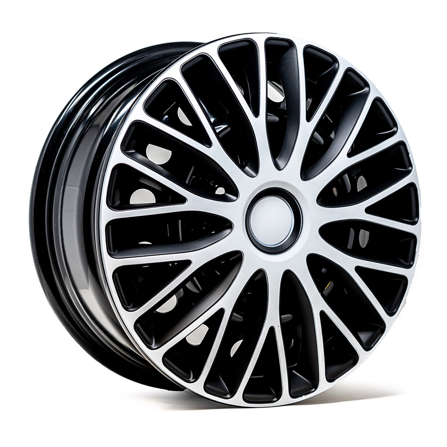 Vasco Wheel Cover Kit - White & Black (4 Pack)