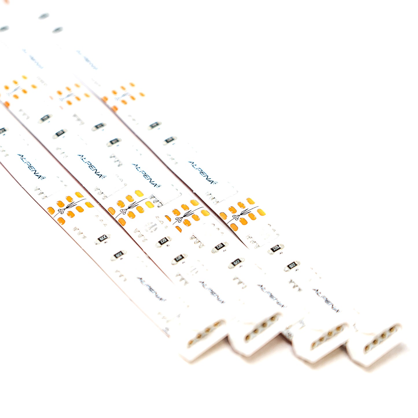 UV LED Light Interior Exterior Strip Starter Kit, 4 x 12" Strips, Power Plug, 12V