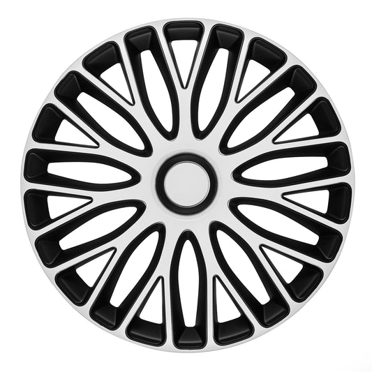 Vasco Wheel Cover Kit - White & Black (4 Pack)