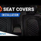 Black Diamond Luxury Series Seat Cover – Front Seat Kit (2 Pack)
