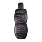 Black Luxury Car Seat Covers – 2 PC Front Set, Padded Universal Fit with Non-Slip Design & High-Strength Elastics