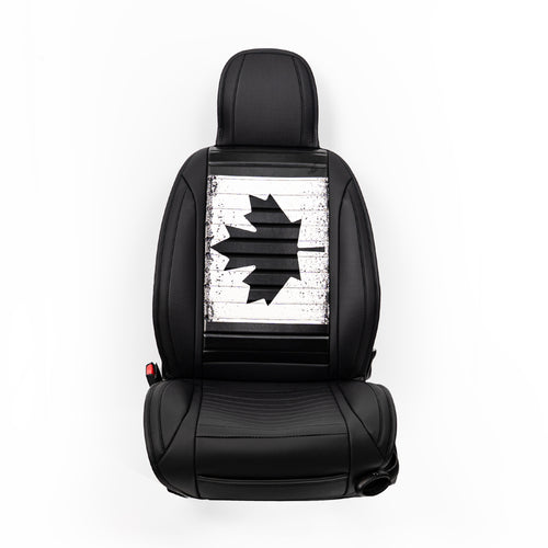 Car Seat Cover for Front Seat Canadian Flag Design Universal Fit Seat Protector for Cars, SUVs & Trucks, Durable, Waterproof