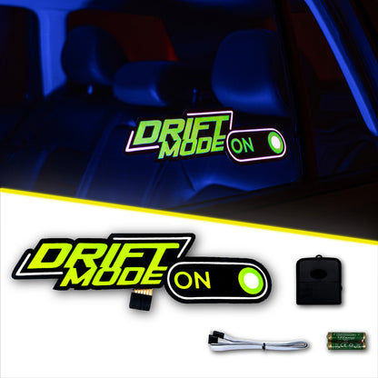 Alpena Sound Reactive LED Car Window Sticker/Ready to Glow Light-Up Decal, Music Sync Car Mod Accessory, Trendy Wireless Sticker for Custom Looks, Easy to Stick & Remove