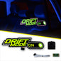 Alpena Sound Reactive LED Car Window Sticker/Ready to Glow Light-Up Decal, Music Sync Car Mod Accessory, Trendy Wireless Sticker for Custom Looks, Easy to Stick & Remove