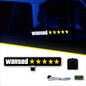Alpena Sound Reactive LED Car Window Sticker/Ready to Glow Light-Up Decal, Music Sync Car Mod Accessory, Trendy Wireless Sticker for Custom Looks, Easy to Stick & Remove