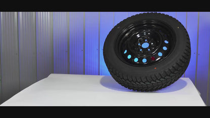 Alpena Action Black Wheel Covers – Set of 4, Matte Black, European-Made Hubcaps – 16-Inch Universal Fit for Cars