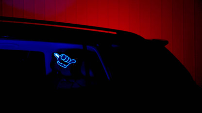 Alpena Sound Reactive LED Car Window Sticker/Ready to Glow Light-Up Decal, Music Sync Car Mod Accessory, Trendy Wireless Sticker for Custom Looks, Easy to Stick & Remove