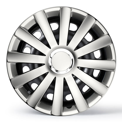 Spyder Pro Wheel Cover Kit - Silver (4 Pack)