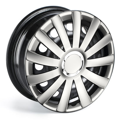 Spyder Pro Wheel Cover Kit - Silver (4 Pack)