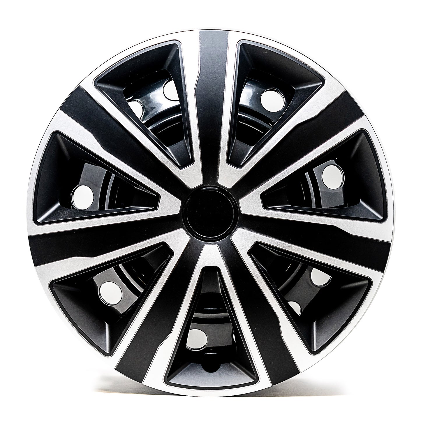 Axel Wheel Cover Kit - Silver & Black (4 Pack)