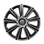 Ivo Carbon Wheel Cover Kit - Silver & Black (4 Pack)