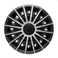 Austin Wheel Cover Kit - Silver & Black (4 Pack)