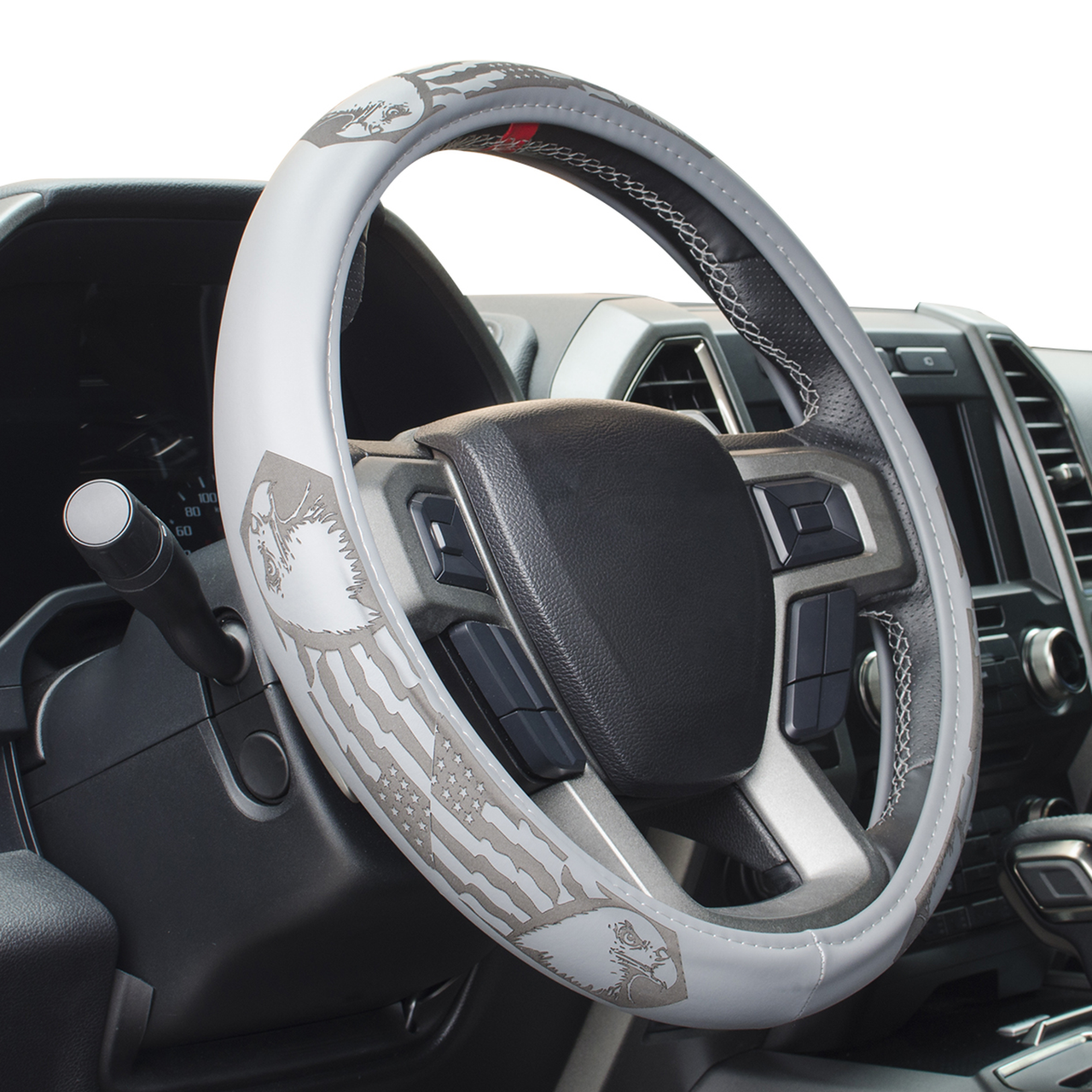 Freedom Grey Steering Wheel Cover – Trucks & SUVs