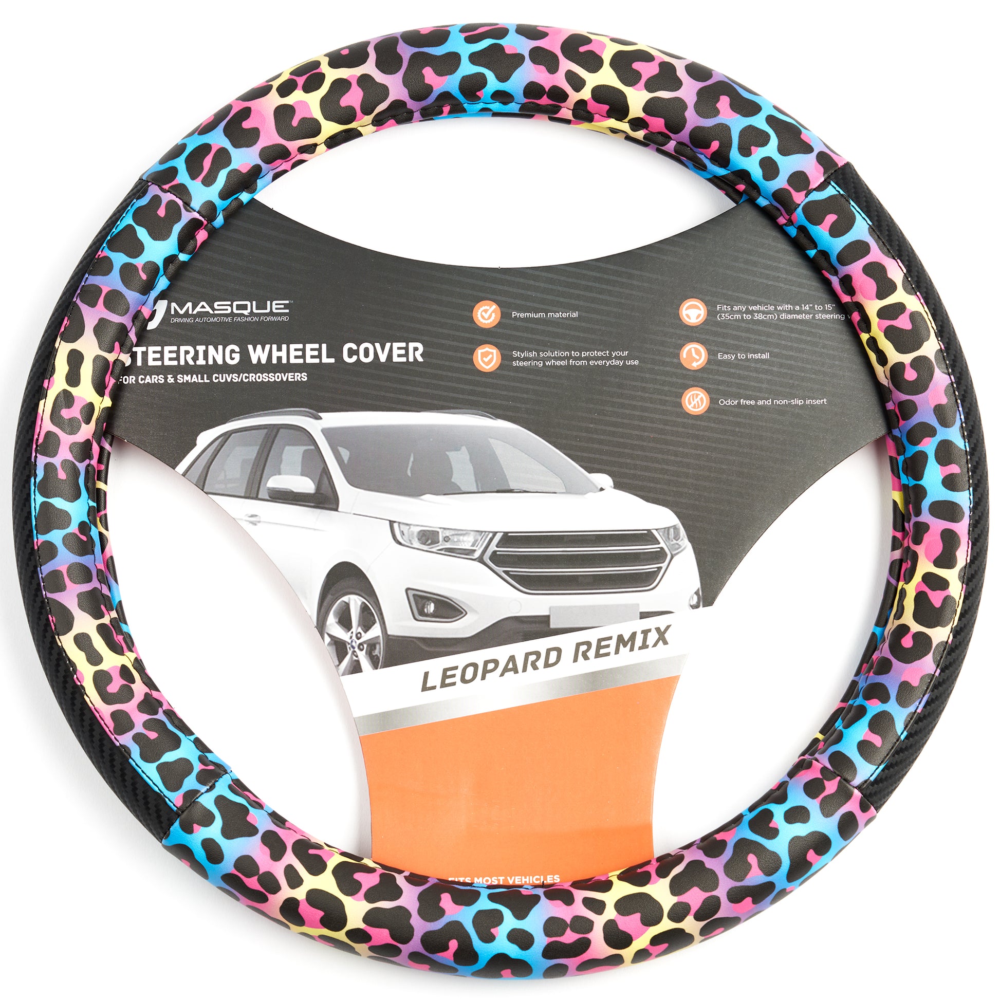 Leopard Remix Steering Wheel Cover – Alpena