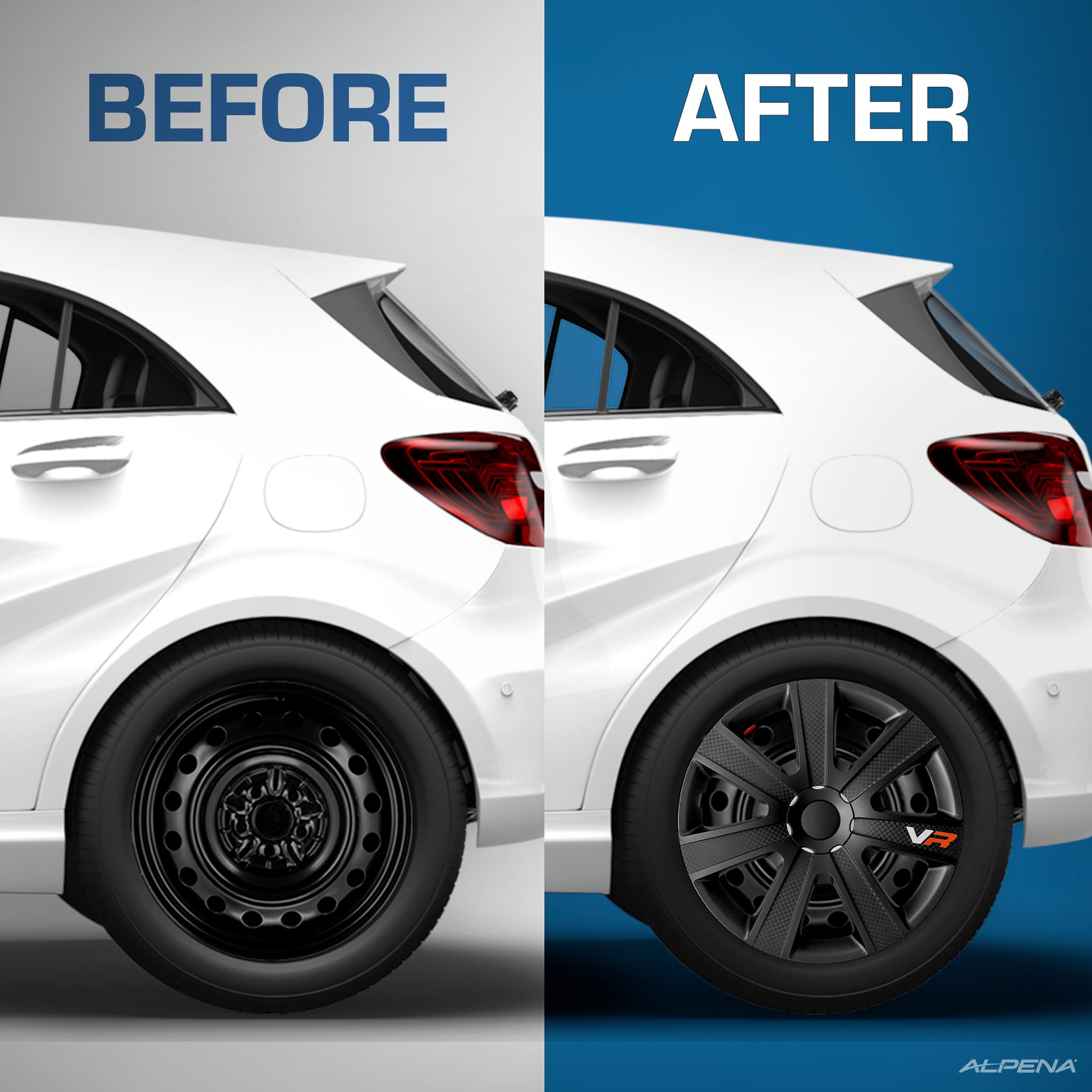 VR Carbon Wheel Cover Kit (4 Pack) Alpena