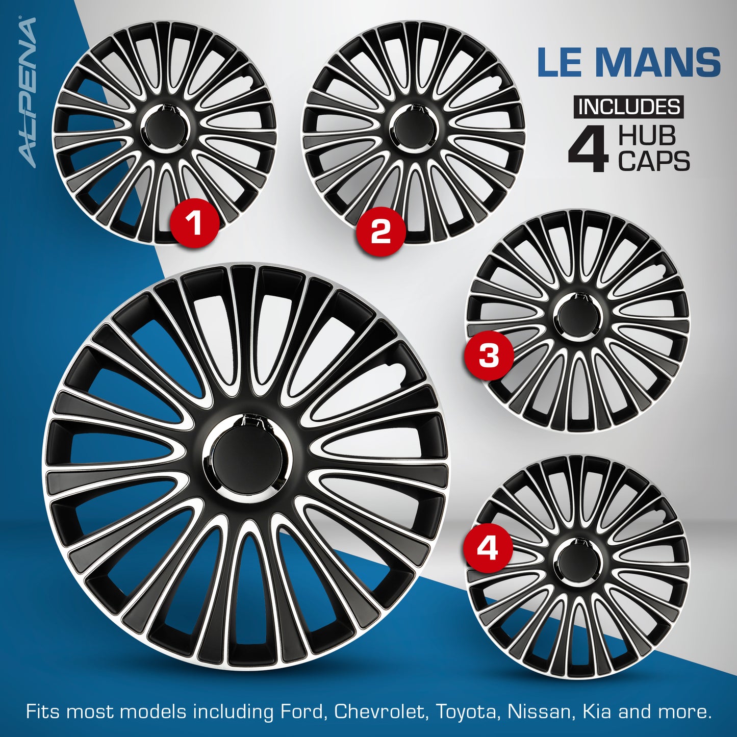 Le Mans Wheel Cover Kit (4 Pack)