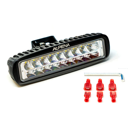 HexFire Dual White & Amber LED Light Bar