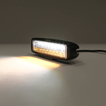 HexFire Dual White & Amber LED Light Bar