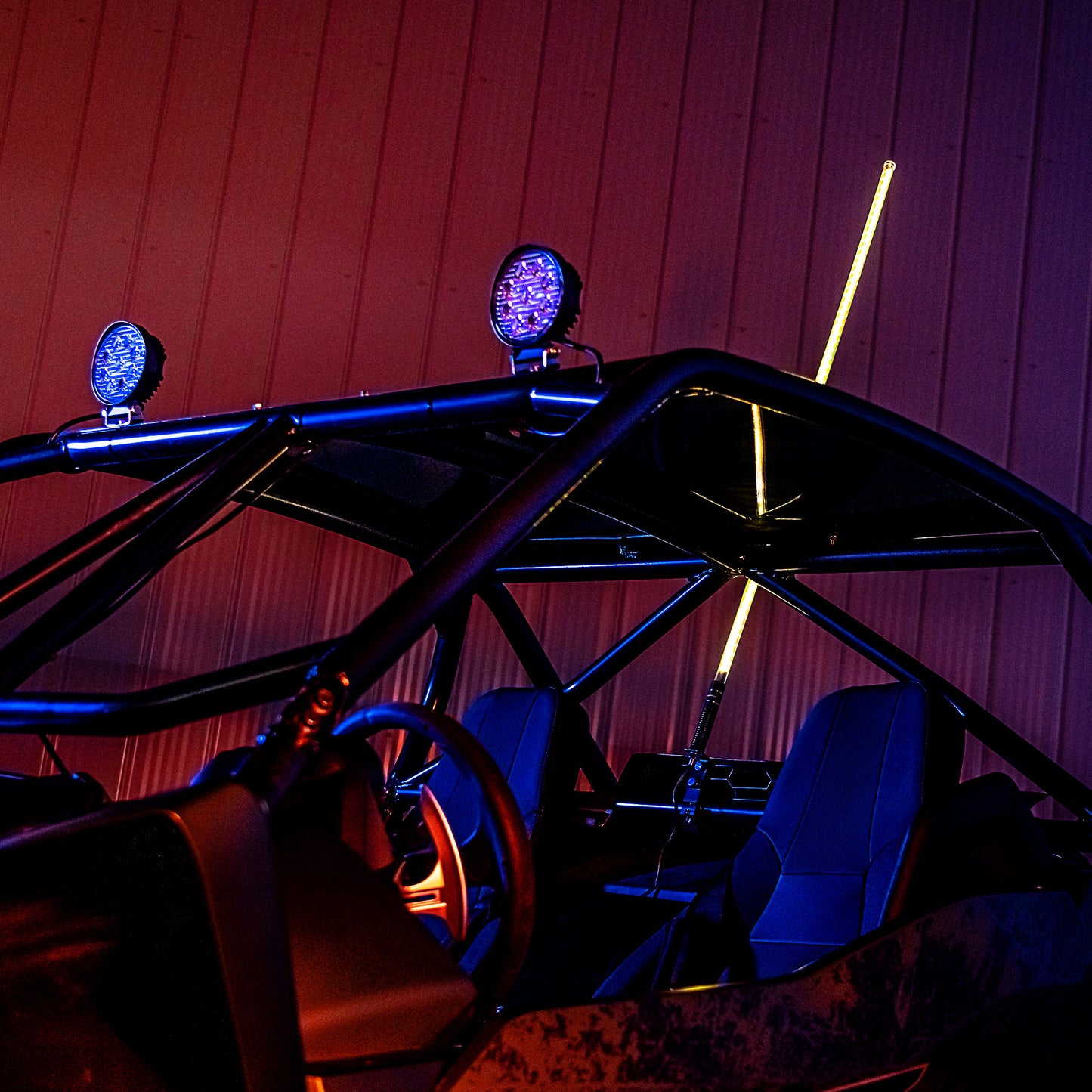 BriteWhip LED Buggy Whip RGB Pole Light