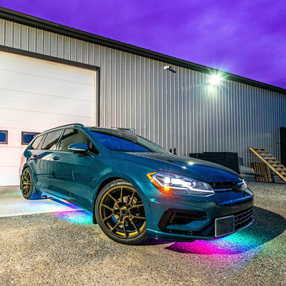 FloGlo Exterior 112" Rainbow Chasing LED Under Glow Kit