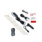UV LED Light Interior Exterior Strip Starter Kit, 4 x 12" Strips, Power Plug, 12V