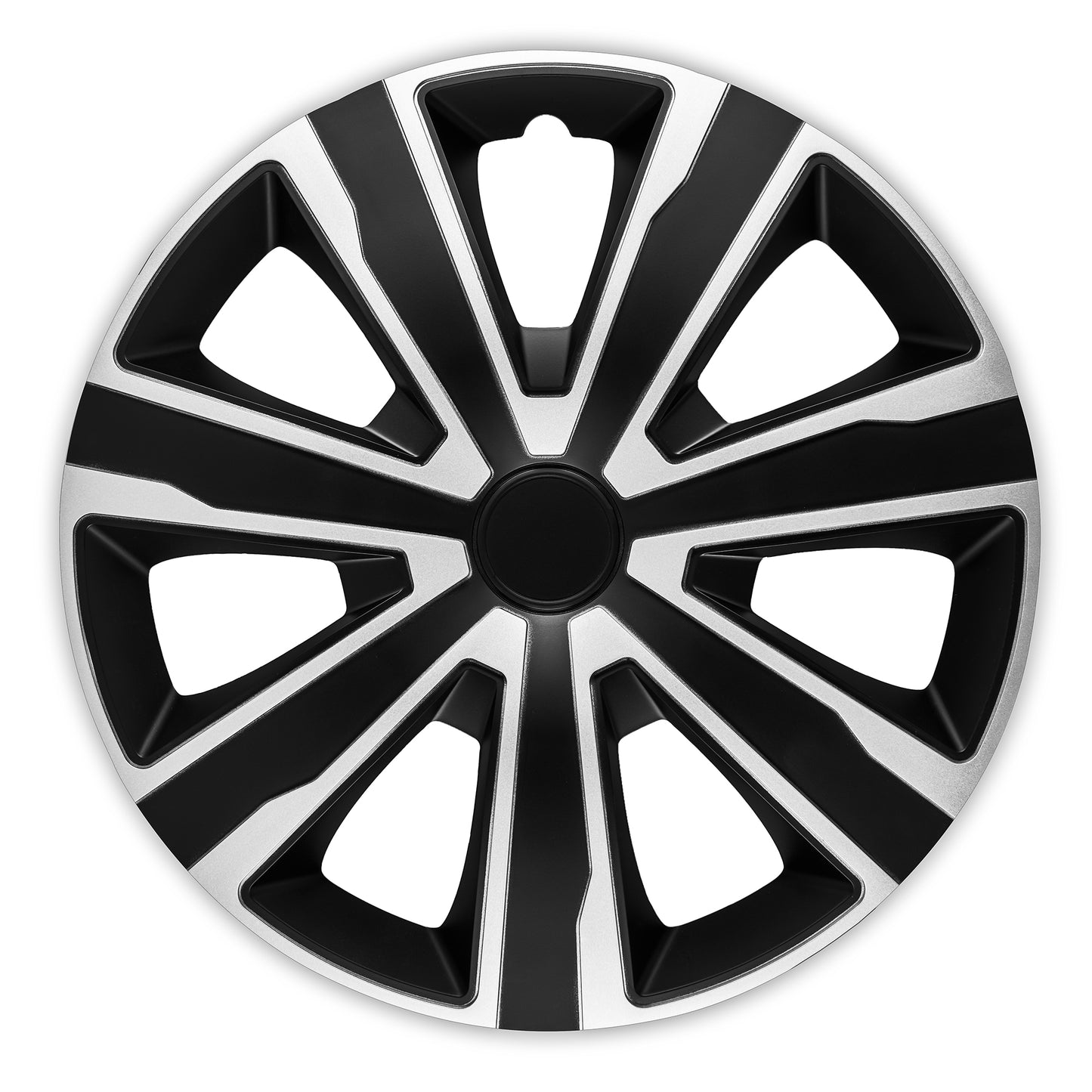 Axel Wheel Cover Kit - Silver & Black (4 Pack)