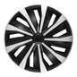 Action Wheel Cover Kit - Silver & Black (4 Pack)